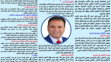 الأخلاق والتربية الحديثة (١١) الإخلاص في العمل: دروس في التفاني من حياة النبي محمد صلى الله عليه وسلم ومن حياة السيد المسيح عليه السلام